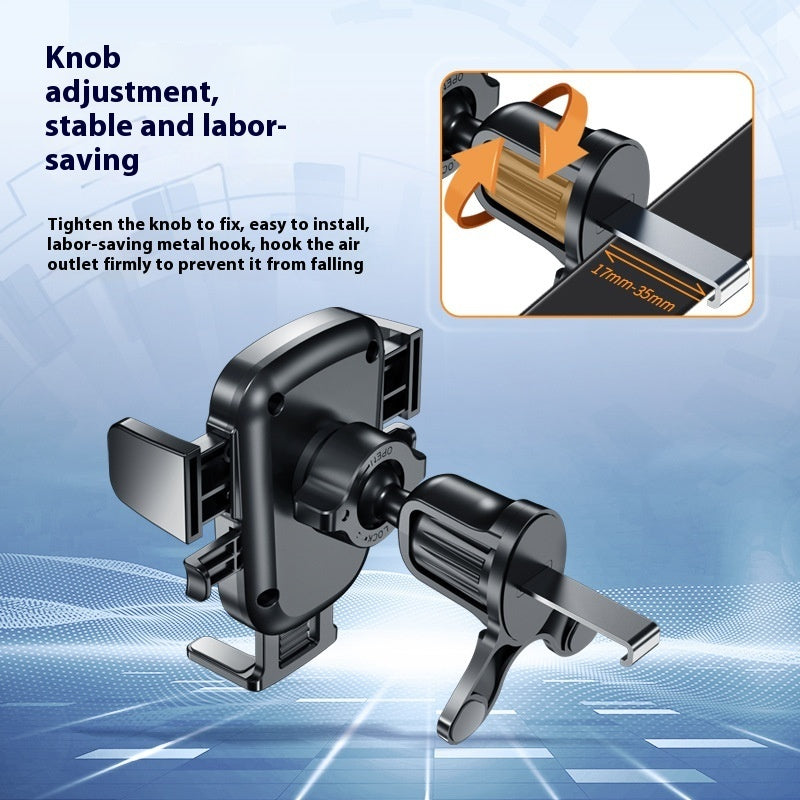 Anti-Vibration Car Phone Mount – 360° Rotation