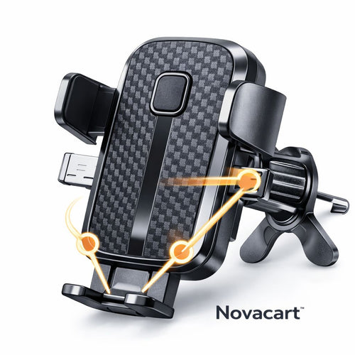 Anti-Vibration Car Phone Mount – 360° Rotation